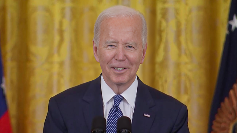 Joe Biden announces his 2024 campaign headqauters.